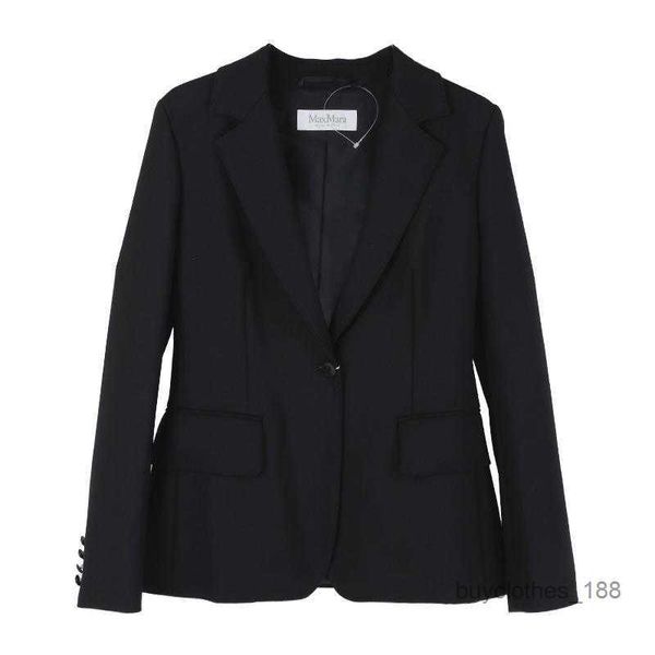 Cashmere Suit Mabe Maboure de mode de luxe Matteau Maxmaras Nouvelle veste de costume pour femmes