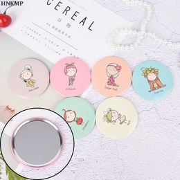 Cashou143 Fashion Lady Portable Makeup Mirror Cartoon Patche compact Pocket Cosmetic Mini mignon petite création 240408