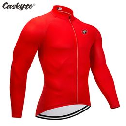 CASKYTE – maillot de vélo à manches longues, vêtements de route haut de gamme, nouvelle collection printemps 2021