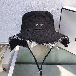 Casquette brede rand hoeden ontwerper bucket hoed vrouwen zomer reizen strandhoed bob luxe