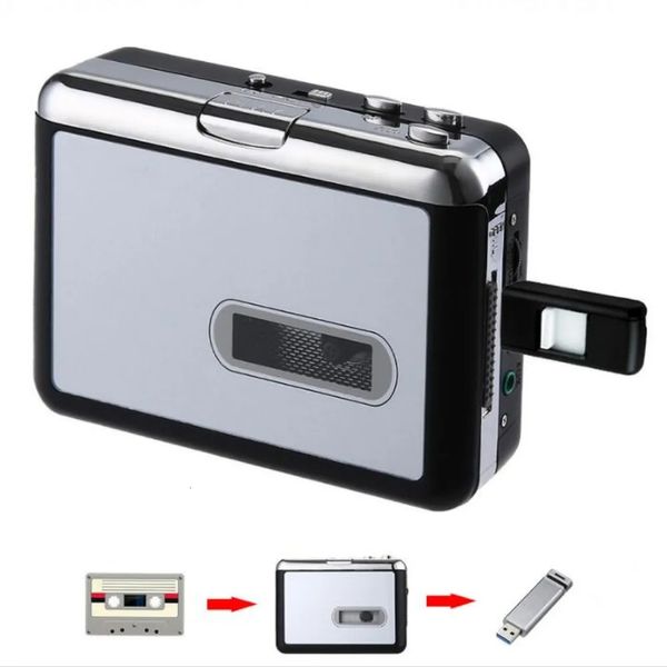 Cassette Decks Tape Music Audio Player To MP3 Converter Capture Recorder USB Flash Drive No PC 231206