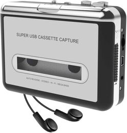 Lecteur de cassette, lecteur de bande portable capture le MP3 O Musique via USB ou Battery, convertissez Walkman Tape Cassette en mp3 avec ordinateur portable et PC7668882