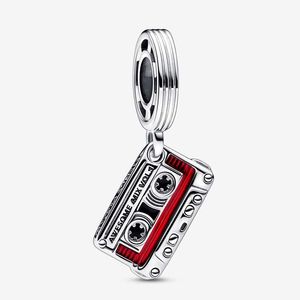 Cassette Tape Dangle Charm Pandoras 925 Sterling Silver Luxury Charm Set Bracelet Making Charms Designer Collier Pendentif Boîte d'origine TOP qualité Expédition rapide