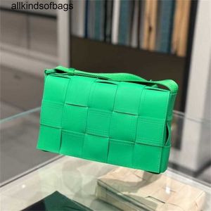 Cassettes sacs crossbody bottegvenets tissé luxe 7a sachets 15 en caoutchouc vert1pegp33i