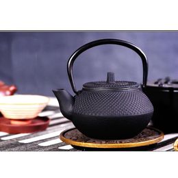 Gietijzeren thee pot theepot Japanse stijl ketel met zeef fower thee puer koffie pot 300 ml 2022256B