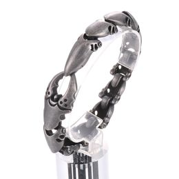 Casting Biker Chain Krab Tangen Armband Bangle voor Heren Jongens RVS Punk 3D Scorpion Claw Sieraden 14mm 8.85inch 88g Gewicht