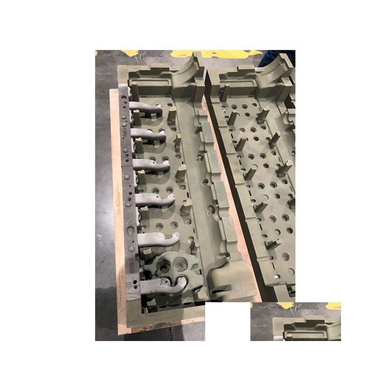 Casting Forging Services New Parts Iron Six-Cylinder Cylinder Head Customized High-Precision Mobile Engine Foundry Metal Part With 3D Otbaf