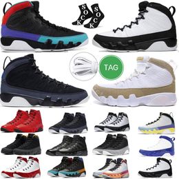 Casual 2023 Hommes Basketball Chaussures 9s jumpman 9 Particle Grey Change The World Chili Red Fire University Gold Blue mens baskets de sport taille JordrQn