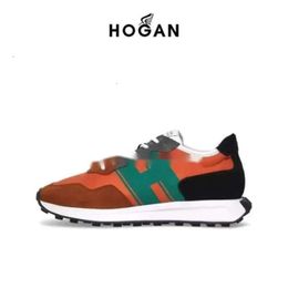 Casual 630 Designer H Shoes H630 Femmes pour homme Summer Fashion Smooth SmokeSkin Ed Suede Leather High Quality Hogans Sneakers Size 38-45 Runn 6885 Igh Ogans