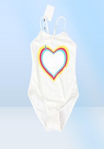 Casual Angel-badmode hipster hoge kwaliteit meisjes designer eendelige badpakken buiten kinderen luxe stof Wear3938874