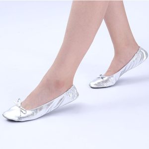 Zapatillas de playa casuales ballet verano rollo de baile bohemio viaje plano plano zapatos de fiesta plegables portátiles zapatillas para mujeres 2 53