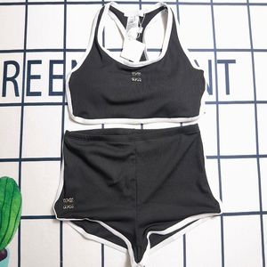 Bikini occasionnel du maillot de bain femmes concepteurs camis stérome de maillot de bain sèche rapide à deux pièces en coton maillot de bain en coton