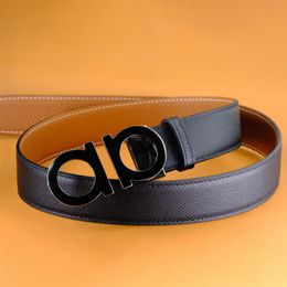 Casual Cintura Silver Letter Buckle Gift Heren F Belt reliëf Mode Mode Designer voor man Gold Leather Dames Black Luxurys Breedte 3,5 cm Cinture Vintage Belts