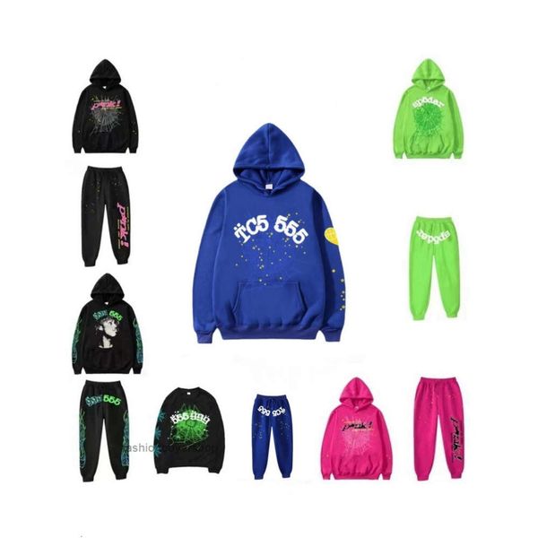 vêtements décontractés sweats à capuche unisexes manteau hommes femmes à capuche de haute qualité mousse impression toile d'araignée graphique rose sweatspider sweat à capuche 555