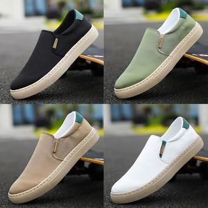 Couleur décontractée blanc noir chaussures massives vert pâle