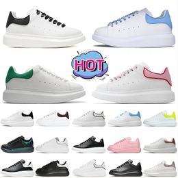 Zapatos de diseñador casual Plataforma de gran tamaño Zapatilla de deporte para hombre Mujeres Blanco Negro Cuero Gamuza Veet Flats Lace Up Chaussures De Alpargatas Entrenador deportivo 35-45