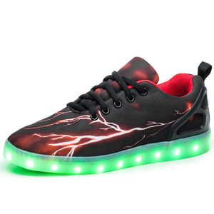 Casual kledingschoenen Luminous schoenen Heren dames grote size 36-40 EUR mode ademen comfortabel zwart wit groen rood roze bule oranje schoen