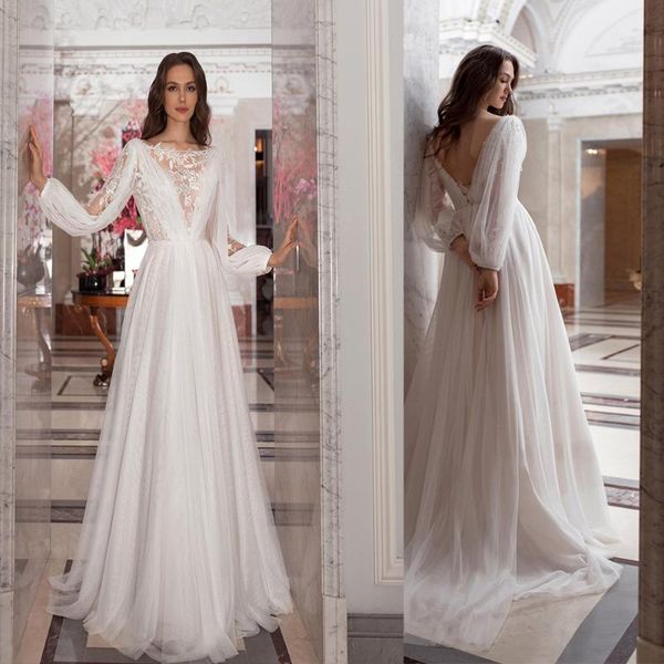 Robes décontractées 2021 pour les femmes robe de soirée de mariage Sexy dentelle indéfinie a-ligne longueur au sol automne