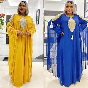 Robes décontractées 2023 perlé brodé gland moyen-orient robe musulmane robe de femmes africaines 8300 #