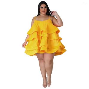 Robes décontractées 2024 grosses femmes plus robe d'été de mode de grande taille
