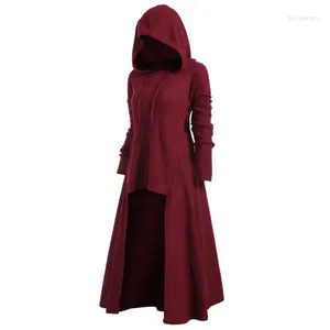 Robes décontractées 2024 Robe surdimensionnée pour femmes avec une veste de couleur unie élastique à capuche