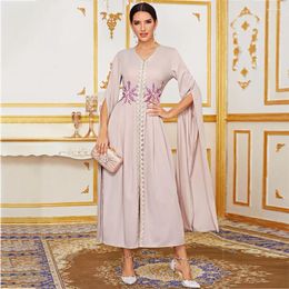 Robes décontractées Abaya pour femmes Dubaï Musulman Automne Moyen-Orient Arabe Femmes Robe de mode Robe