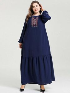 Robes décontractées Abaya Kaftan Dubaï Hijab Robe musulmane Filles turques Vêtements islamiques pour femmes Caftan Tesettur Elbise Baju Wanita