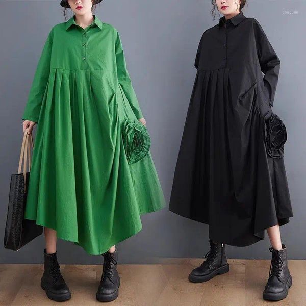 Robes décontractées art brise-vent 2024 Vêtements de printemps et automne