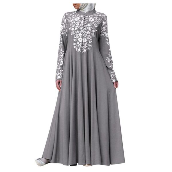Vestidos casuales Caftan Marocain Abaya Dubai Turquía Islam Kaftan Vestido de encaje musulmán Africano para mujeres Robe Arabe Musulman Djellaba Femme