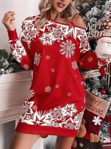 Robes décontractées Robe de fête de Noël Vêtements pour femmes