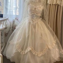 Robes décontractées Coalfell Flower Wedding Lolita Jirt Royal Heavenness Princess Big JSK Suspende