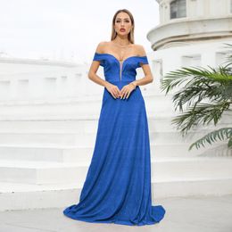 Casual jurken cocktail een schouderbuis top sexy backless jurk wrap sundress gewaad de soire mariage elegante prom ball jurk