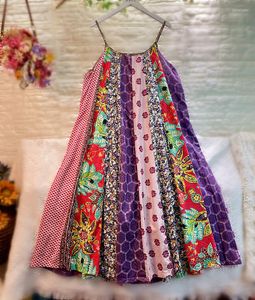 Casual jurken katoen linnen vrouwelijk zomer strand Boheemse zigeuner hippie spaghetti riem zonsonderhoud vrouwen ibiza etnische lange midi jurk