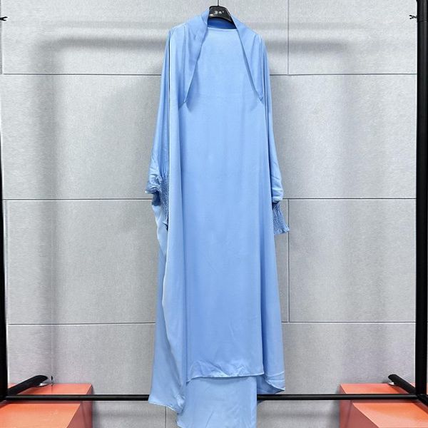 Vestidos casuales Moda Musulmán Kimono Abaya Vestido Scraf Mujeres Elegante Robe Africano Turco Sudeste Asiático Ropa