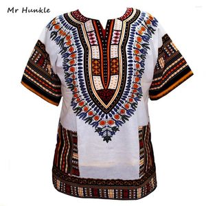 Vestidos casuales de moda femenina vintage dashiki vestido tradicional estampado africano camiseta de manga corta camiseta femme para mujeres