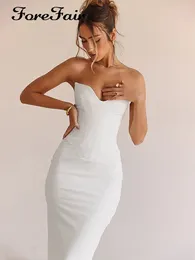 Casual jurken voorvaartje y2k sexy avondkist inpakken Backless bodycone dames hoge taille rug spleet zipper midi bodycon feestjurk