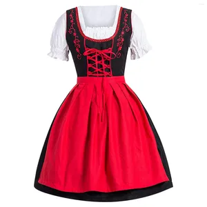 Vestidos casuales Vestido étnico alemán Oktoberfest Camarera Fiesta Cerveza Ropa para niñas Ropa bávara Wench Carnival Trajes Conjuntos