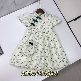 Vestidos casuales de chicas 'Dynasty Qipao Vestido: un hermoso estilo cómodo con forro de algodón puro para transpirabilidad