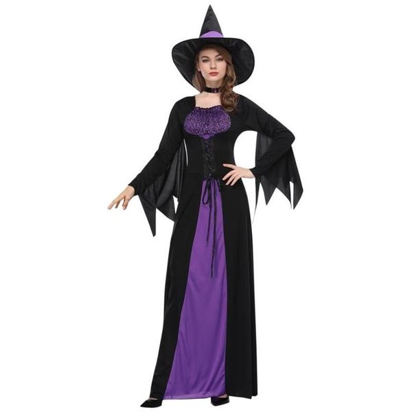 Vestidos casuales Halloween Scary Sister Nun Devil Witch Cosplay Disfraz para mujeres Fiesta de disfraces Juego de rol Horror gótico Sexy F279g