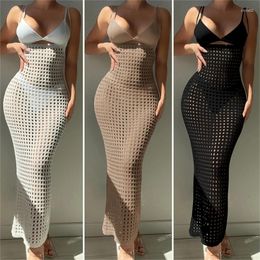 Vestidos casuales Huecar Bikinis encubrimiento para mujeres Crochet Beach-Dress Girl Tuit Dropship