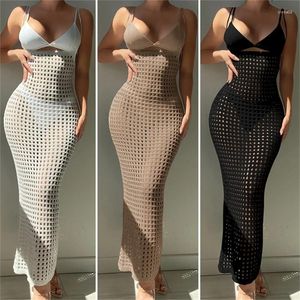 Vestidos casuales Huecar Bikinis encubrimiento para mujeres Crochet Beach-Dress Girl Tuit Dropship