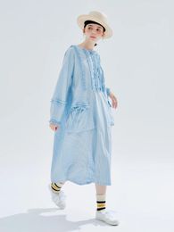 Robes décontractées Imakokoni Design original automne robe à manches longues hiver