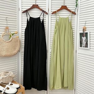 Casual Jurken Koreaanse H-lijn Enkellange Band Voor Meisjes Zomer Strand Vierkante Kraag Backless Jurk Dames Elegante vestidos Dropshop