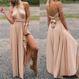 Casual Jurken Dames Sexy Vrouwen Maxi Club Jurk Bandage Lange Party Multiway Swing Jurk Converteerbare Infinity Robe Bruidsmeisjes Boho Vrouwen Jurk W0315