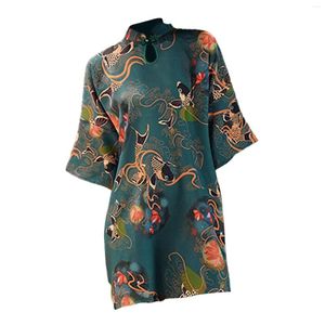 Casual jurken Lady Qipao-jurkkostuum Trendy zomer Chinese Cheongsam voor formele evenementen Winkelen Verjaardag Dagelijkse slijtage Straat