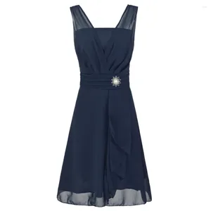 Casual jurken midi jurk elegante vrouw zomer 2023 big size mode korte pure kleur eenvoudig