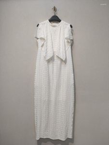 Robes décontractées Neploe Simple Lâche Légère Robe Feminino Japon Vintage Taille Haute Robe 2023 Été Slim Longue Robe Sans Manches