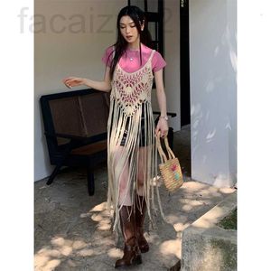 Vestidos casuales nuevas mujeres mujeres verano larga maxi 2024 nuevo diseño de moda sentido hecho a mano de pan bohemio estilo bohemio sting de fiesta de fiesta exterior para mujeres