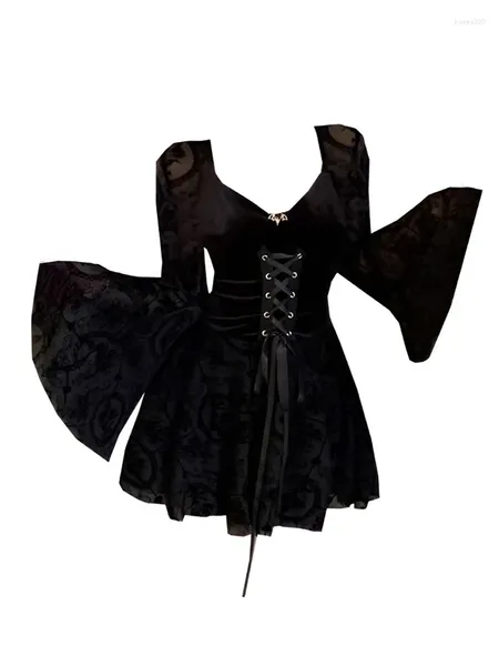Vestidos casuales fiesta fiesta elegante moda mujer vestido de noche negro otoño invierno vestido sexy vestidos de una sola pieza streetwear clubwear coqueta