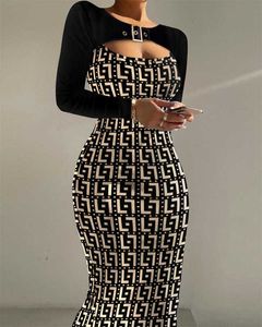 Casual jurken plus size luxe designer jurk mode slanke nieuwe damesjurk pit streep print rok